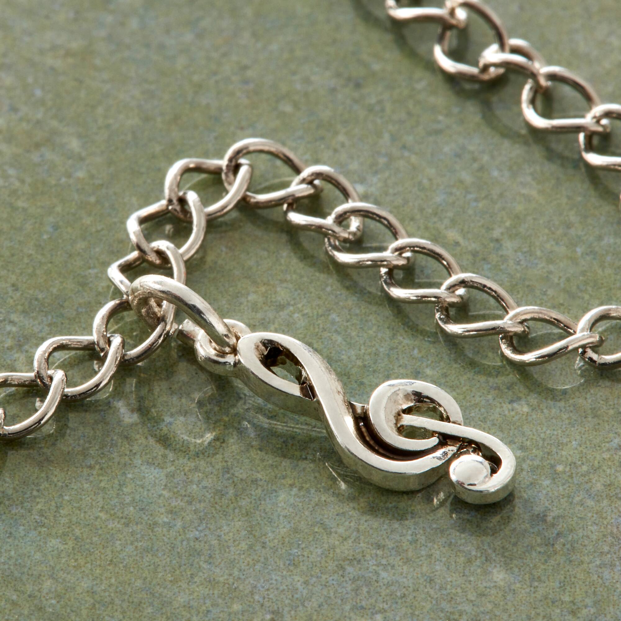 Silver Plated Music Charm by Bead Landing™